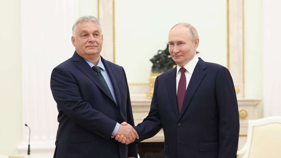 Viktor Orbán und Wladimir Putin.