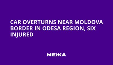 Car Overturns Near Moldova Border in Odesa Region, Six Injured | Ukraine news