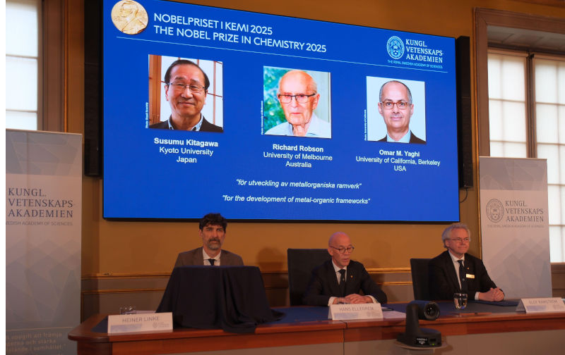 Omar Yaghi: Refugee from Gaza wins 2025 Nobel Prize in chemistry