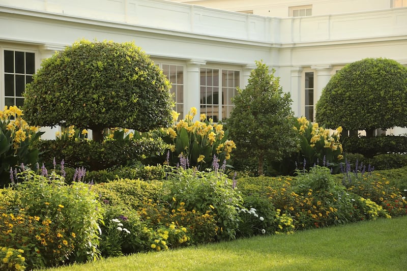 The First Lady's Garden was formally dedicated to Jacqueline Kennedy in 1965.