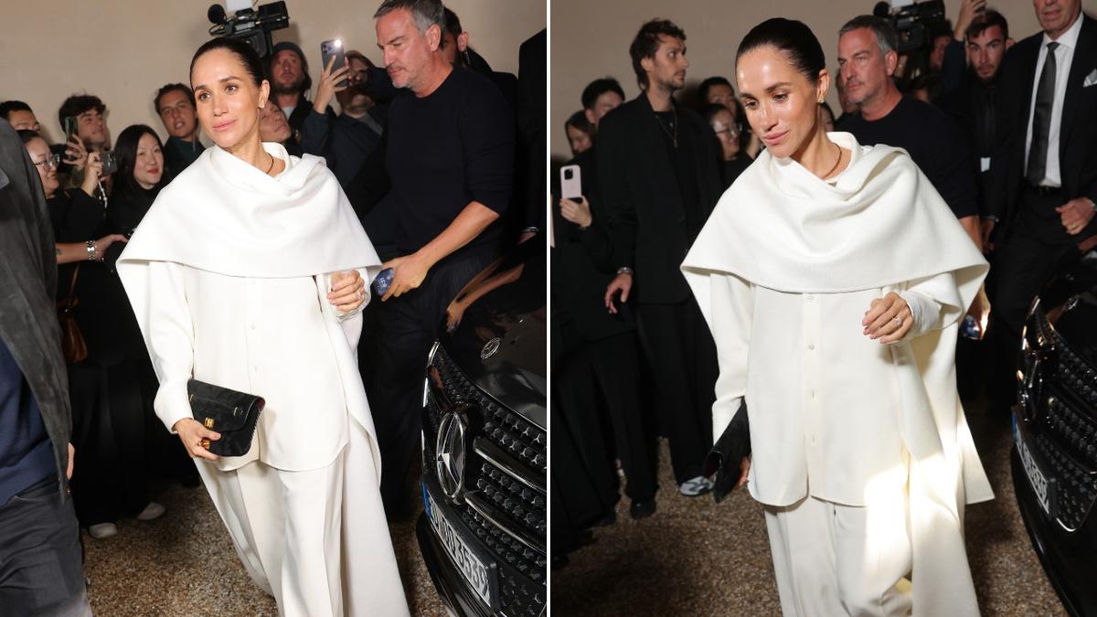 Meghan Markle makes surprise appearance at Paris Fashion Week in first visit to Europe in two years