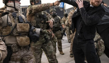 ICE agent pepper sprays pastor in face during protests