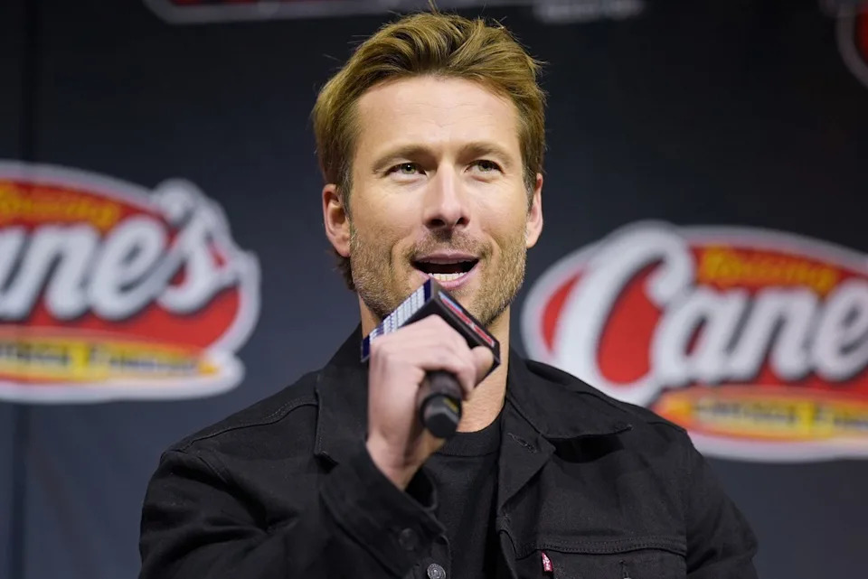 John Nacion/Getty  Glen Powell at New York Comic Con on Oct. 10, 2025