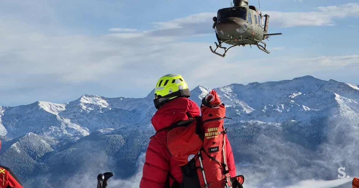 Tragedija v Julijskih Alpah: snežni plaz pod Toscem zahteval tri življenja hrvaških planincev