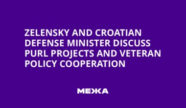 Zelensky and Croatian Defense Minister Discuss PURL Projects and Veteran Policy Cooperation | Ukraine news