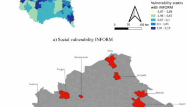 Comparing hierarchical and inductive methods reveals fundamental differences in social vulnerability rankings