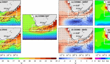 Effect of stratospheric aerosol injection on marine heatwave events off the coast of South Africa