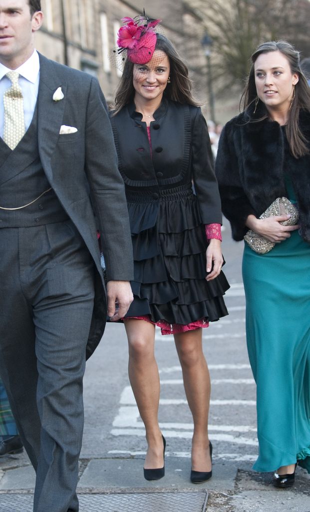 A photo of Pippa Middleton wearing a black skirt
