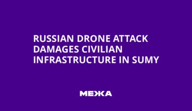 Russian Drone Attack Damages Civilian Infrastructure in Sumy
