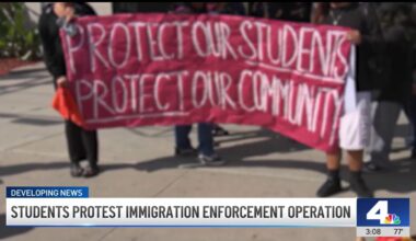 South LA students protest ongoing immigration operations – NBC Los Angeles