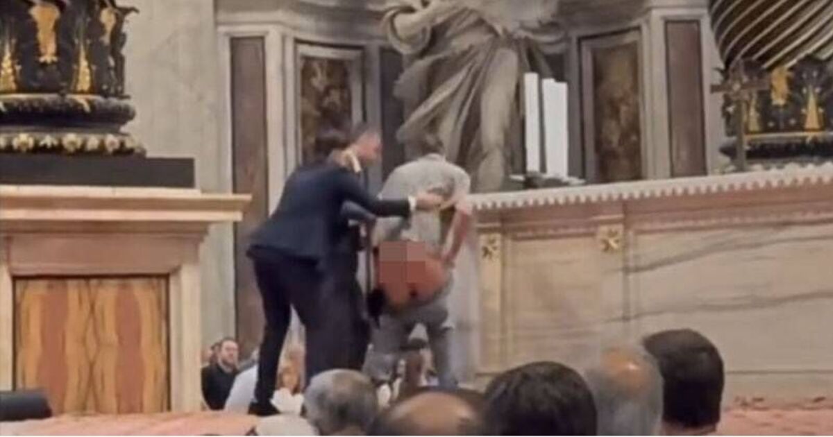 Pope Leo in 'shock' as man urinates on altar at St. Peter's Basilica - World News - News
