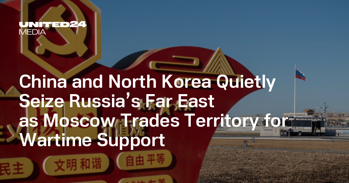 China and North Korea Quietly Seize Russia’s Far East as Moscow Trades Territory for Wartime Support — UNITED24 Media
