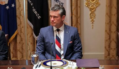 Pete Hegseth wears tie with Russia colors during meeting with Zelensky - World News - News