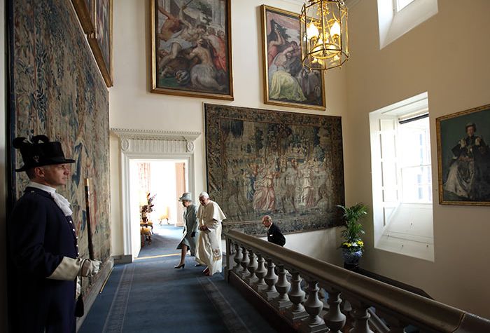 the queen prince philip home pope