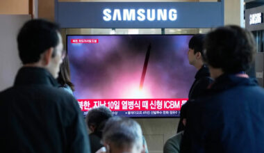 North Korea test-fires ballistic missiles ahead of Trump's Asia trip