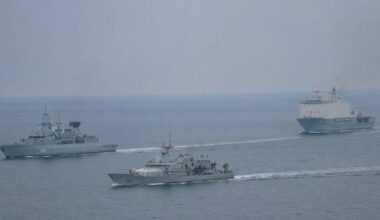 Nato warships carry out drills with Irish navy to 'strengthen maritime co-operation'