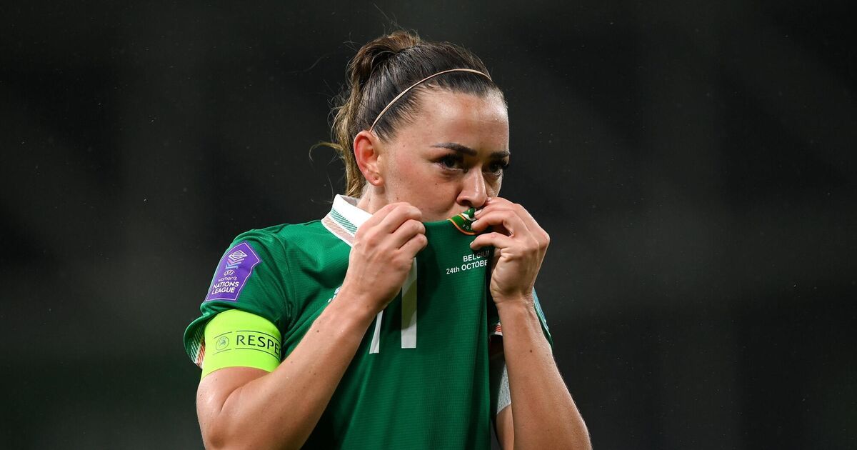 Katie McCabe's brace gives Ireland commanding lead to take to Belgium