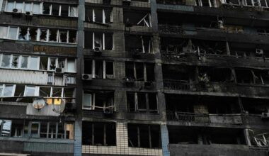 Omfattande rysk attack mot Kiev