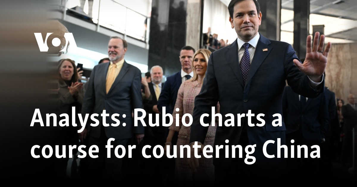 Rubio charts a course for countering China