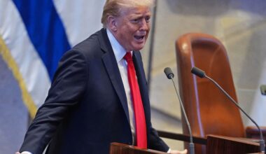 DIRECT – Gaza: Le discours de Trump interrompu par l’expulsion d’un député