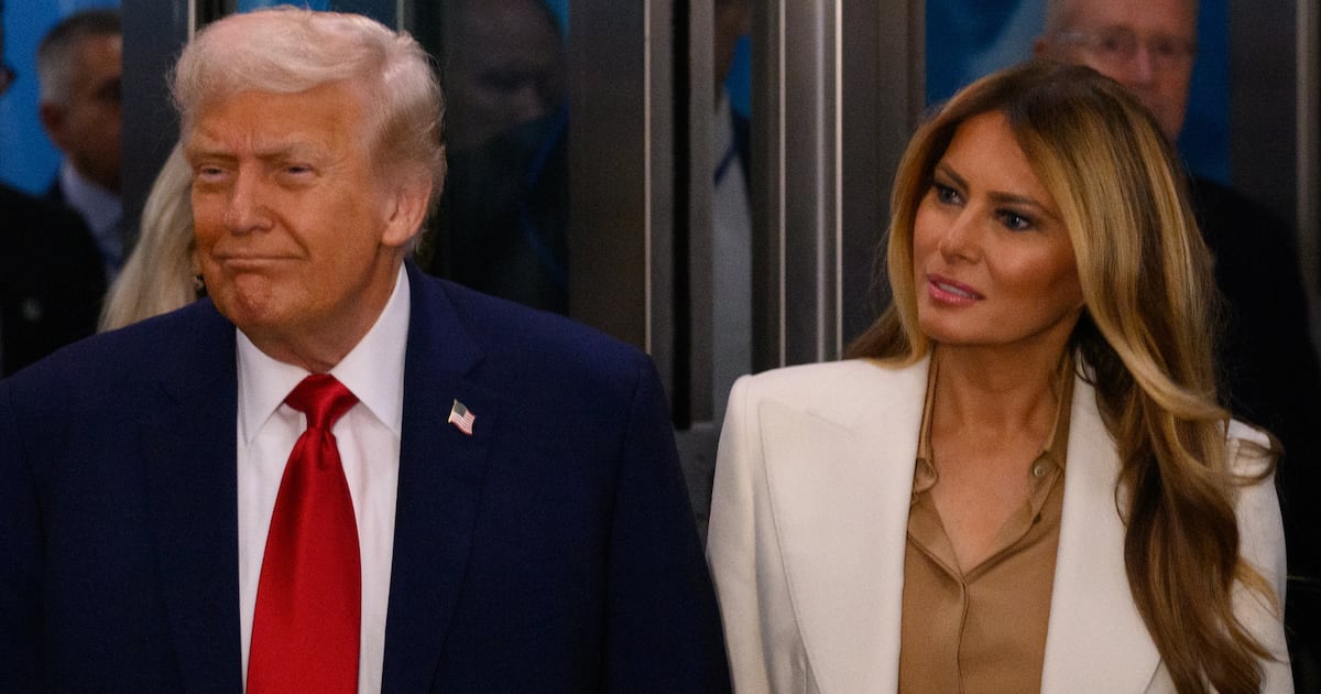 Trump Drags Melania to Double Date at JD Vance's House