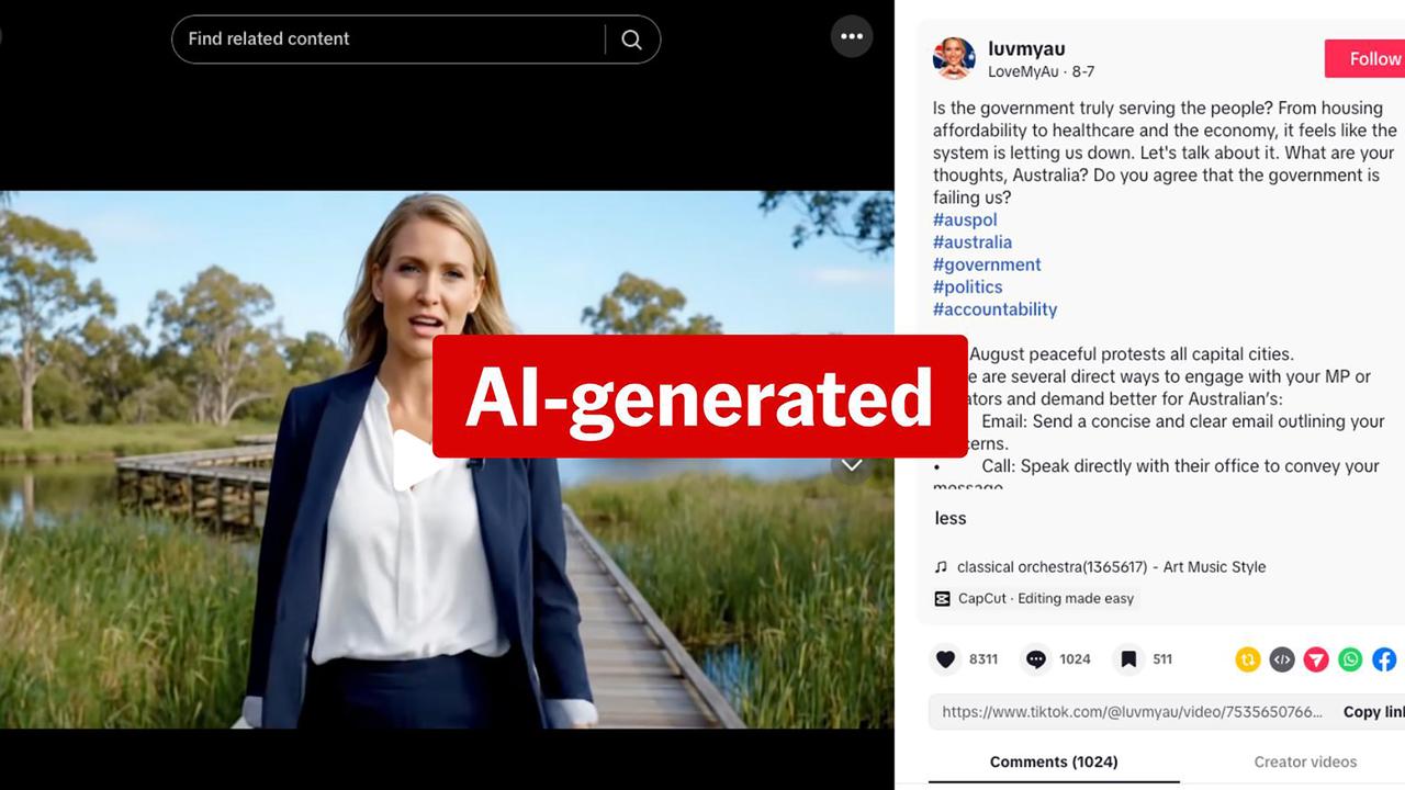 AI-generated avatar video