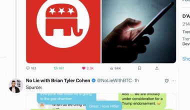 Young MAGAT Republicans: plotting Democrats in ‘gas chambers,’ attacking Jews, calling Black people ‘watermelon people,’ bragging about rape, and dreaming of slavery. Literally a horror show.