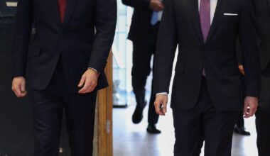 Prince William and Al Hussein bin Abdullah II visited RAF Benson