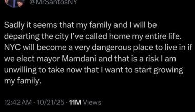 George Santos (Convicted Felon) announced that he’s leaving NYC, claiming the city will soon become very dangerous