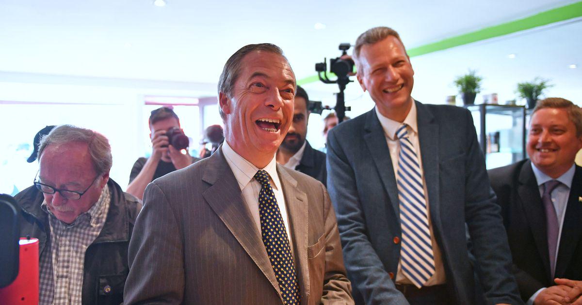 Reform UK is trying to distance Nigel Farage from a crook he was photographed with numerous times