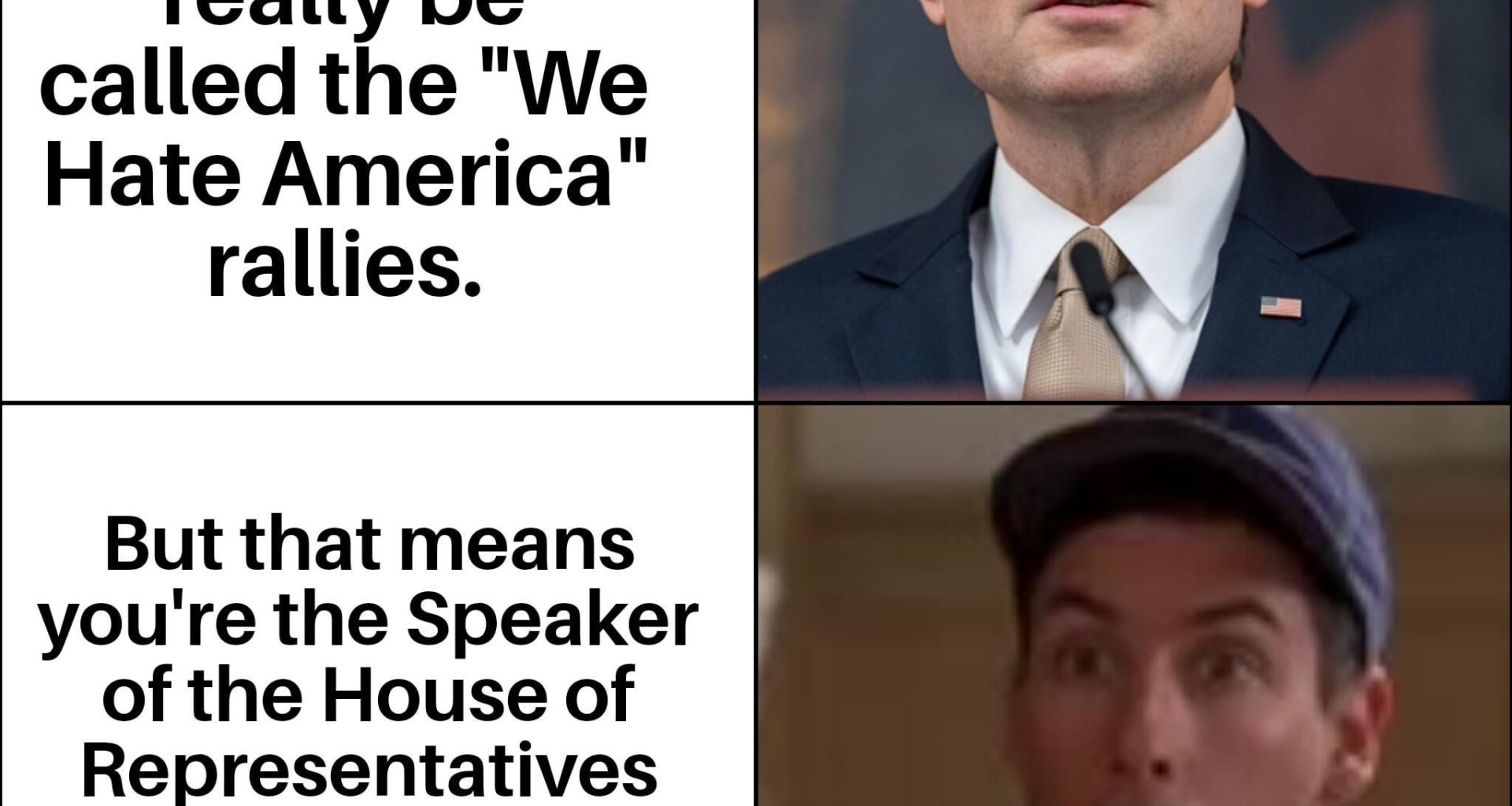 We missed the part of the Constitution that says America should have a king.