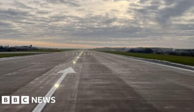 Leeds Bradford Airport closed overnight due to 'runway issue'