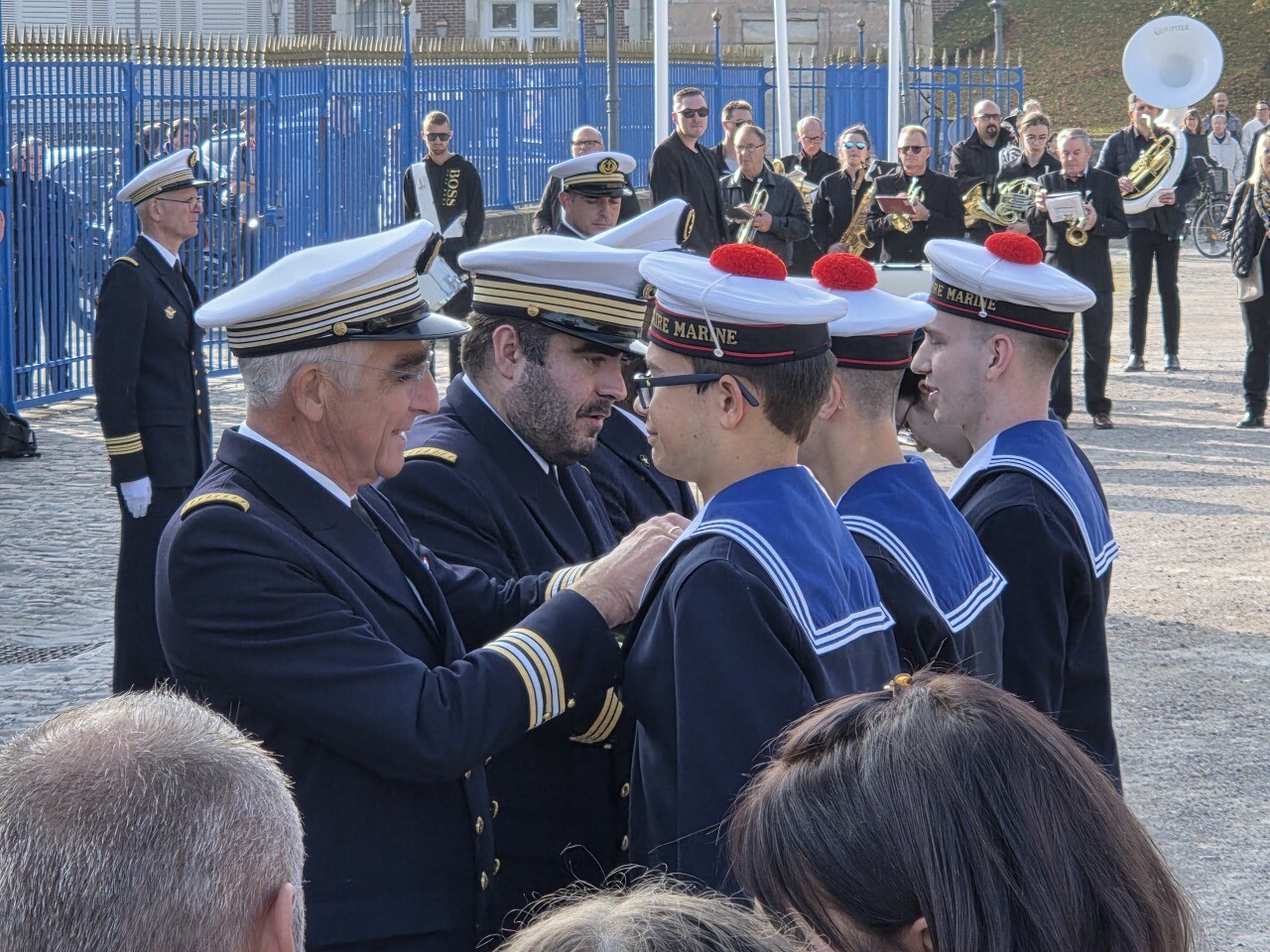 Les jeunes marins militaires de Dieppe ont été diplômés au château d'Eu