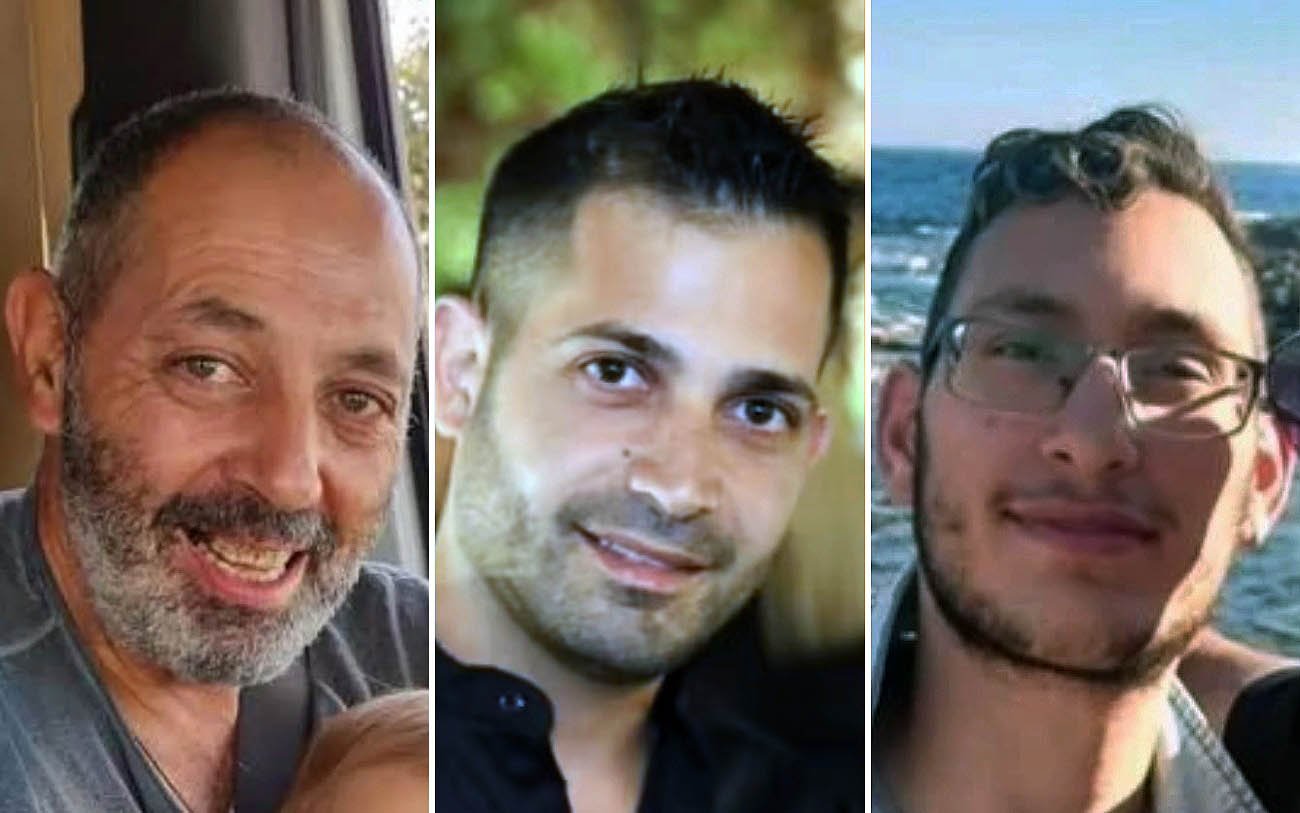 Hamas returns bodies of hostages Tamir Nimrodi, Uriel Baruch, Eitan Levy; 4th body a Palestinian - The Times of Israel