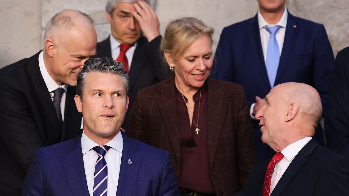 Pete Hegseth in Brüssel.