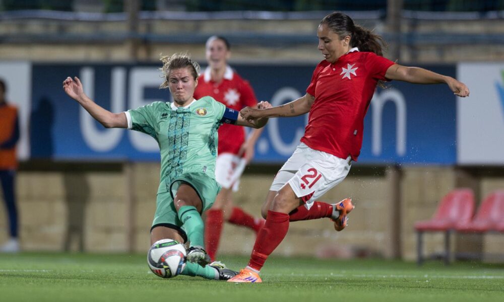 Belarus score two second-half goals to see off Malta women in friendly