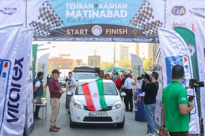 Tehran-Kashan rally attracts 75 vehicles to promote responsible travel