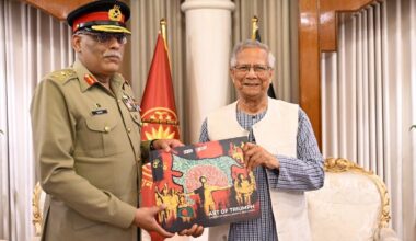 Yunus sparks fresh row with map showing India’s North East as part of Bangladesh