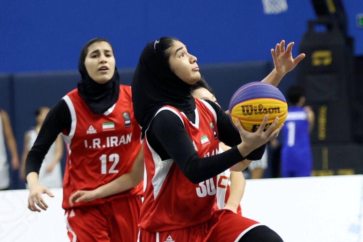 Iran’s girls’ 3x3 basketball win silver: 2025 AYG
