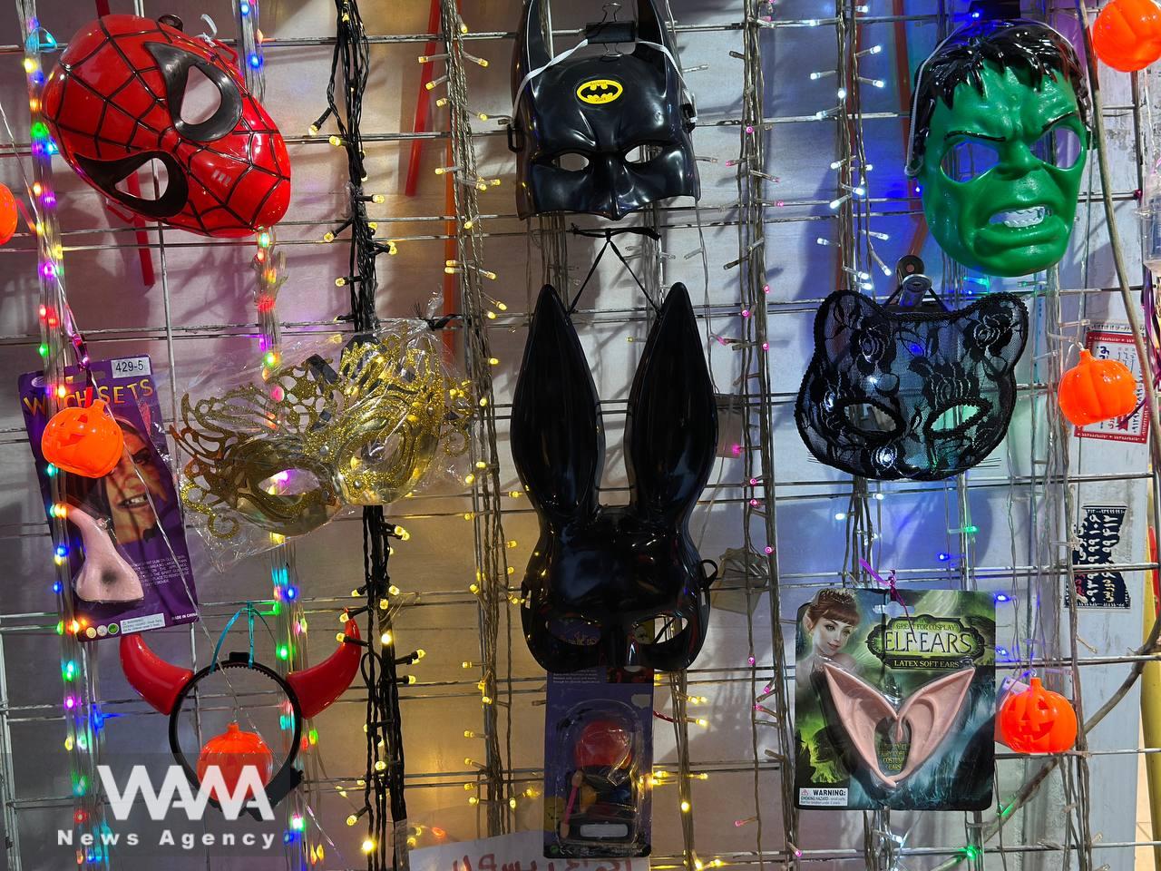 Halloween celebration in Tehran, Mirza Shirazi Street. 30 Oct, 2025. Naser Safarzadeh / WANA (West Asia News Agency)