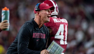 Alabama football: Kalen DeBoer shows more energy before Tennessee win