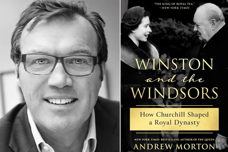 Ken Lennox; Hanover Square Press Author Andrew Morton and the jacket of his new book