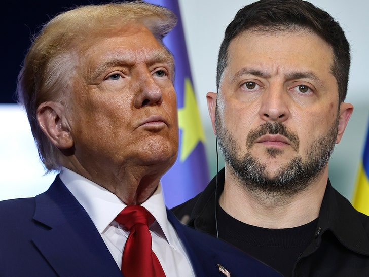 donald trump and Volodymyr Zelensky getty 3