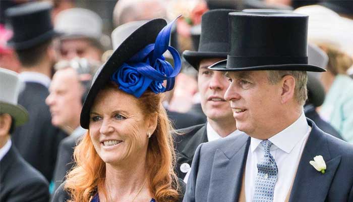 Prince Andrew with his former wife Sarah Ferguson: File photo