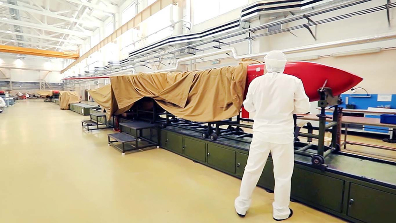 
					Preparation of the Burevestnik cruise missile for testing.					 					Russian Defense Ministry				