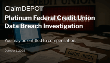 Platinum Federal Credit Union Data Breach Lawsuit Investigation