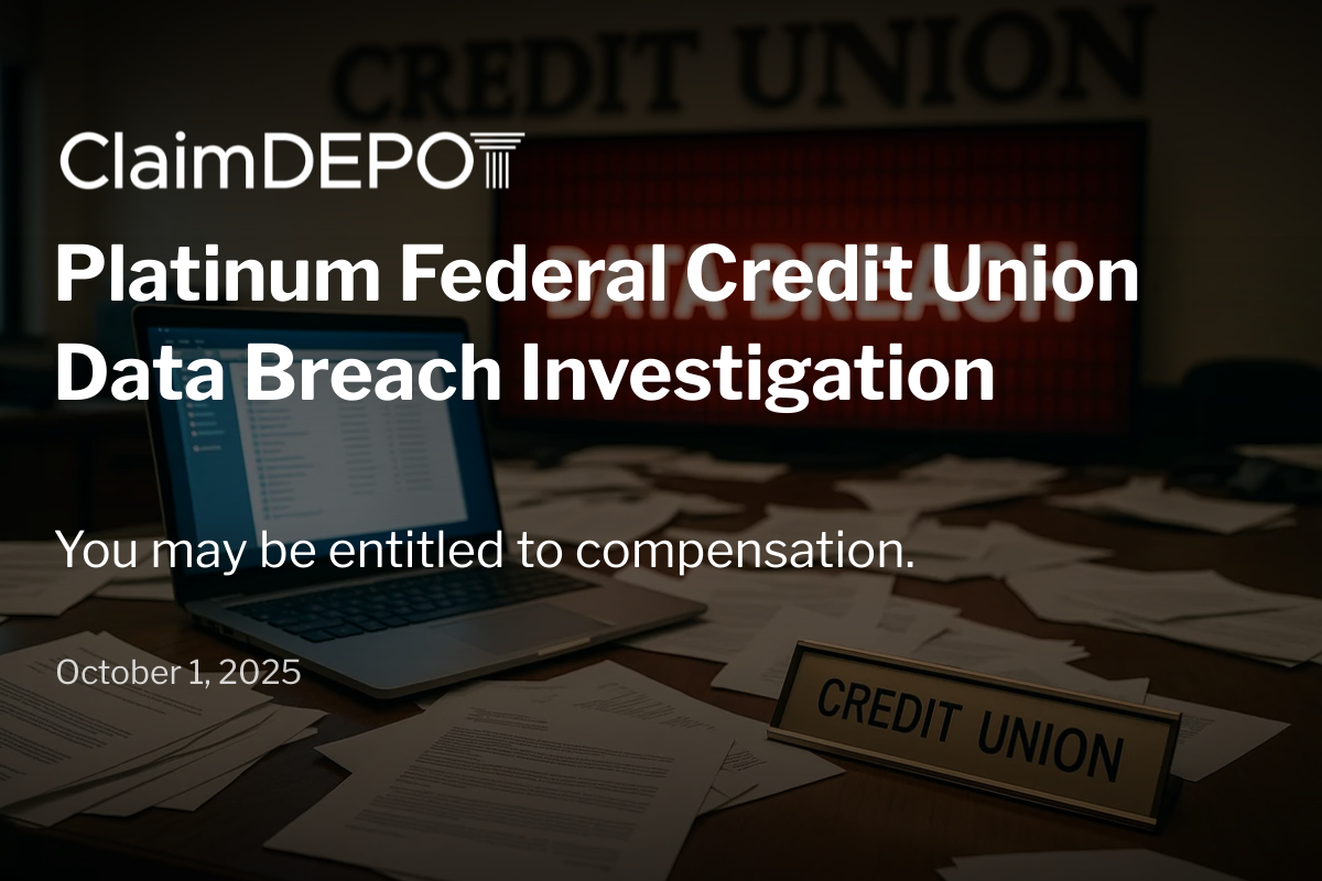 Platinum Federal Credit Union Data Breach Lawsuit Investigation