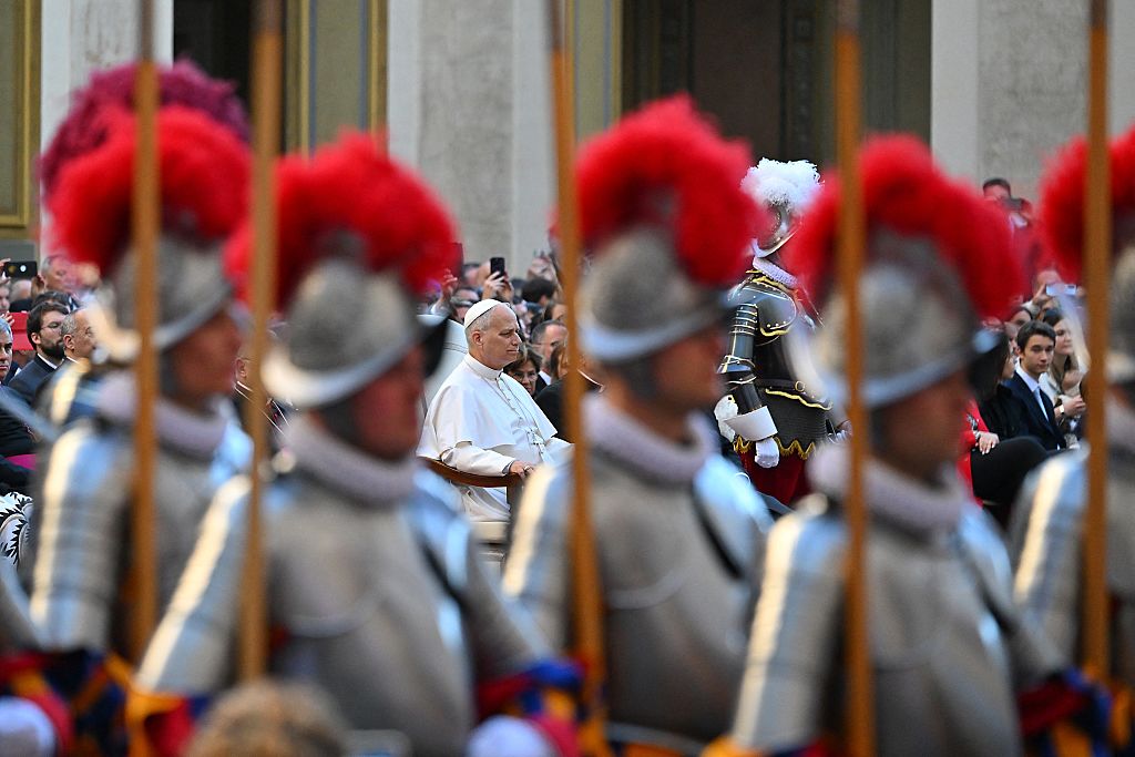 Pope Leo becomes first pontiff to attend Swiss Guard swearing-in ceremony since 1968