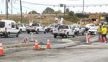 Road construction mishap in Lehigh causes gas line leak | Lehigh County