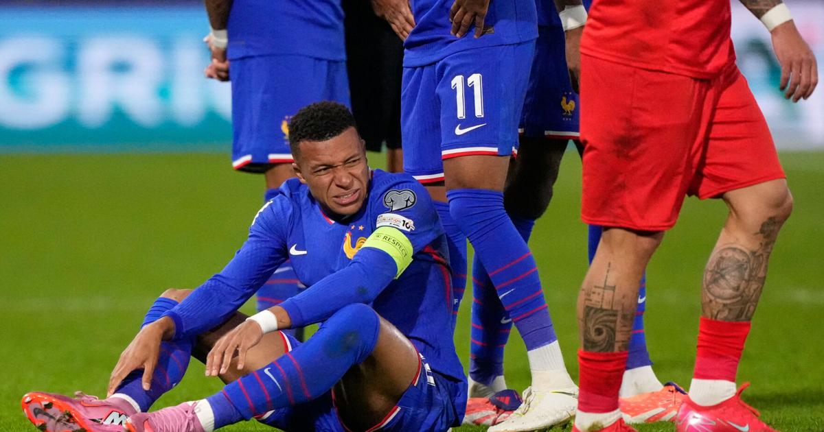 Mbappé to miss France's World Cup qualifier vs. Iceland because of ankle injury | National Sports